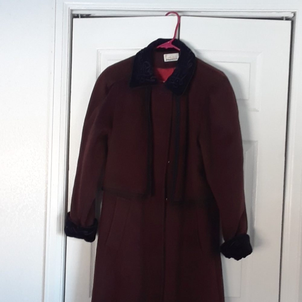 Long vintage winter coat